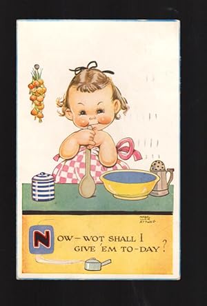 Wot Shall I Give 'Em Today Cook Postcard