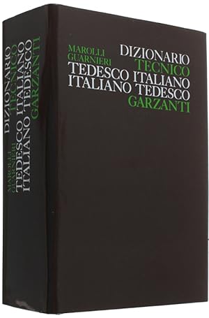 DIZIONARIO TECNICO TEDESCO-ITALIANO, ITALIANO-TEDESCO [nuovo]: