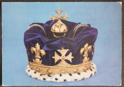 Crown Postcard St. Edward's Crown made for King Charles II