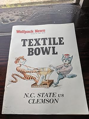 Wolfpack News, October 23, 1982 (The Textile Bowl, N. C. State vs. Clemson)