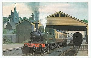 Postcard Train Dated 1970 Ashburton Journey on 0-4-2T No. 1420