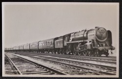 Postcard Comet British Railways Real Photo Publisher E.A. Sweetman Tunbridge Wells