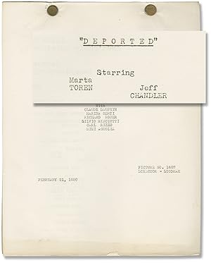 Deported (Original post-production screenplay for the 1950 film)