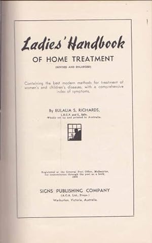Ladies' Handbook: Of Home Treatment - Revised and Enlarged
