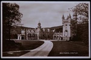 Balmoral Postcard The Castle Real Photo Publisher Valentine's