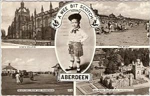 Aberdeen Postcard Balmoral Castle King's College