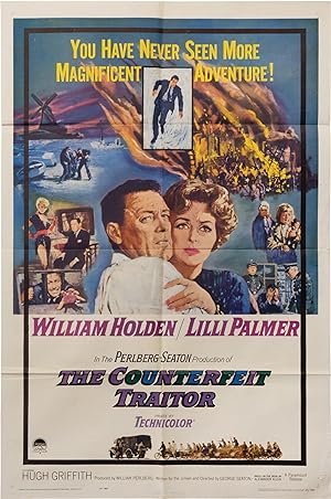 The Counterfeit Traitor (Original poster for the 1962 film)