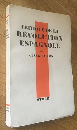 Critique de la révolution espagnole