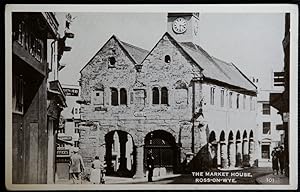 Ross-On-Wye Ross Postcard Real Photo Market House Collectable