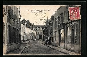 Carte postale Meung-sur-Loire, Rue Jehan de Meung