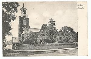 Sunbury Church LOCAL PUBLISHER Postcard dated 1906