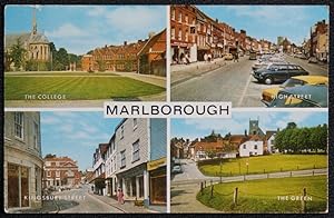 Marlborough Postcard Wiltshire Kingsbury Street 1978