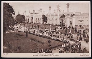Indian Pavilion Exhibition Wembley Middx Postcard