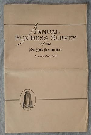 Annual Business Survey of the New York Evening Post, January 2nd, 1931