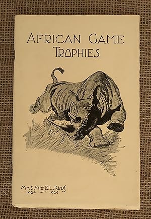 African Game Trophies; 1924-1926