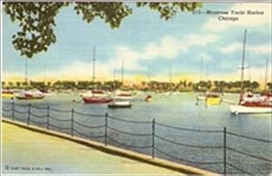 Montrose Harbor Yacht Postcard Chicago