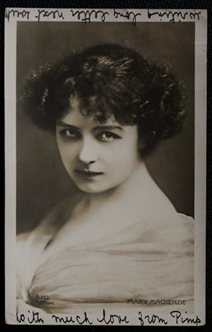 Mary Mackenzie Actress Theatre Vintage Postcard 1905