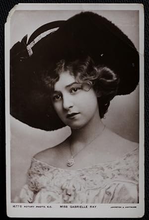 Gabrielle Ray Actress Theatre Vintage 1904 Postcard Real Photo