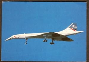 Concorde G-BOAA 1990 Postcard Aviation Airline