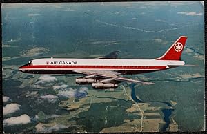 Douglas DC-8 1968 Postcard Air Canada Aviation Airline Aircraft