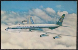 Olympic Boeing 707-300 Postcard