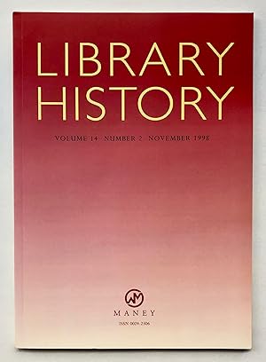 Library History, Volume 14, Number 2, November 1998
