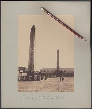 Fotografie M. Iranian, Ansicht Constantinopel - Konstantinopel, Obelisk des Theodosius