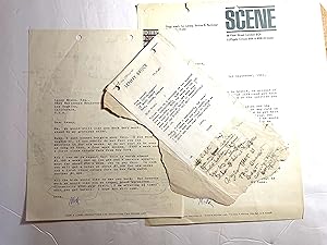 Holographic and typed, signed correspondence between Lenny Bruce and London theatrical agent Nick...