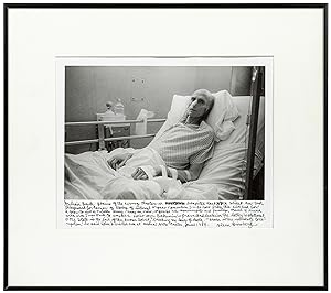 (Photograph, caption title): Julian Beck genius of the Living Theatre in Hospital.