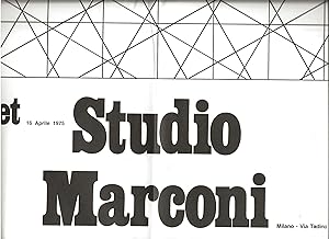 François Morellet (1926-2016) - Studio Marconi (Poster)