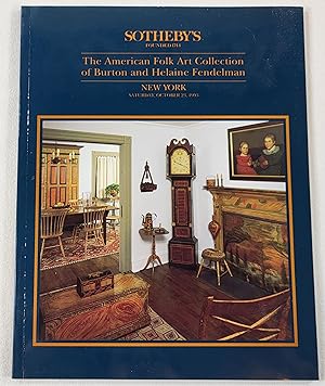 The American Folk Art Collection of Burton and Helaine Fendelman: New York: October 25, 1993