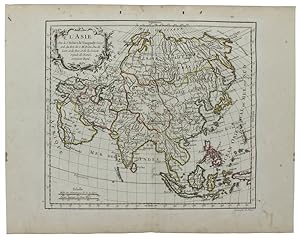 L'ASIE. [Original copper engraved map, 1778]:
