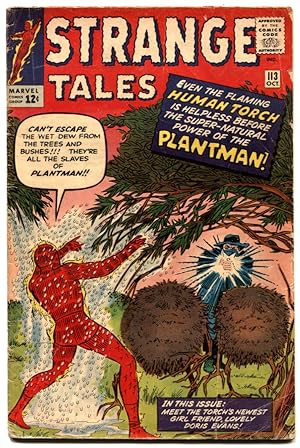 Strange Tales #113 1963-HUMAN TORCH-PLANTMAN-DR STRANGE VG