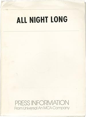 All Night Long (Original press kit for the 1981 film)