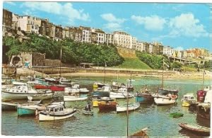 Tenby Wales Postcard Vintage 1967