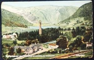 Glendalough Postcard Seven Churches Co. Wicklow Vintage