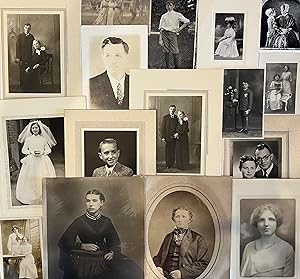 A Grouping of Thirty Three [33] Early to Mid 20th Century B&W Formal Portraits of a Wide Range of...