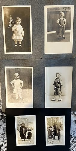 A Grouping of Eight [8] Formal Early Twentieth Century Portraits of Small Children