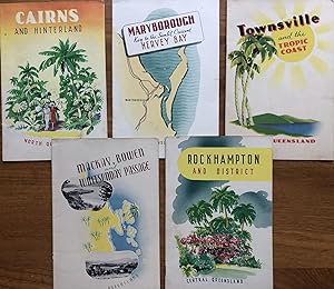 A Set of Five [5] Vintage Mid Century Australian Travel Booklets