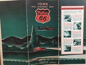 1936 Iowa Highway Map