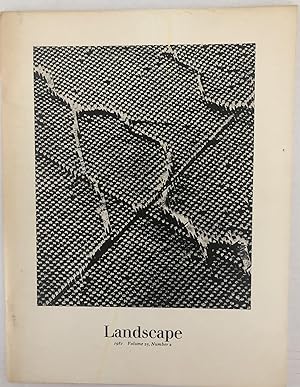 Landscape Magazine 25th Anniversary Issue Vol. 25, No. 2