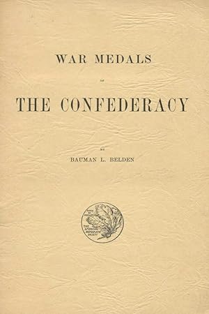 War Medals of the Confederacy Boomklet
