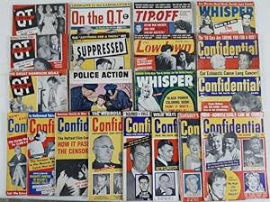 A Grouping of Twenty [20] Mid Century Crime, Police and Gossip Magazines