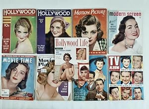 A Grouping of Eight [8] Vintage Hollywood Film and Television Gossip Magazines