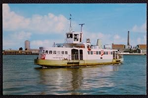 Portmouth Postcard Ferry Leaving Gosport