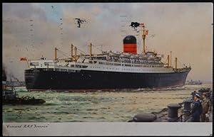 Cunard Ivernia Postcard 1976