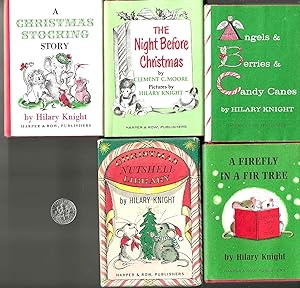 Christmas Nutshell Library: A Firefly in a Fir Tree, Angels & Berries & Candy Canes, The Night Be...