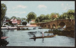 Sonning Postcard Vintage Sonning-On-Thames