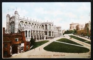 Windsor Castle Antique Postcard St. Georges Chapel Vintage 1904