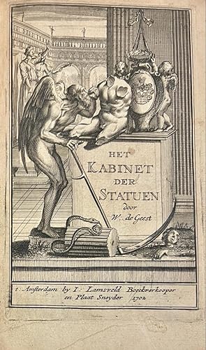 [Art history, sculptures, 1702] Het kabinet der statuen, ons van d'aaloudheid nagelaten (.) waar ...